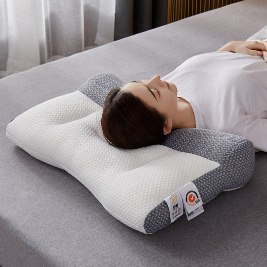 Japanese-style Soybean Fiber Pillow Anti-traction Cervical Spine Repair Pillow Pillow Pillow Core Neck Support Sleep Pillow Manufacturer's Distribution