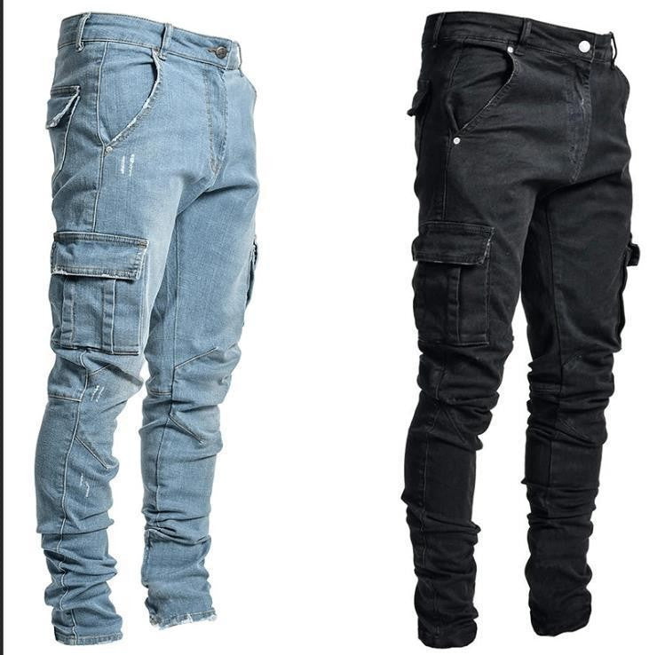 Men’s Side Pocket Skinny Jeans