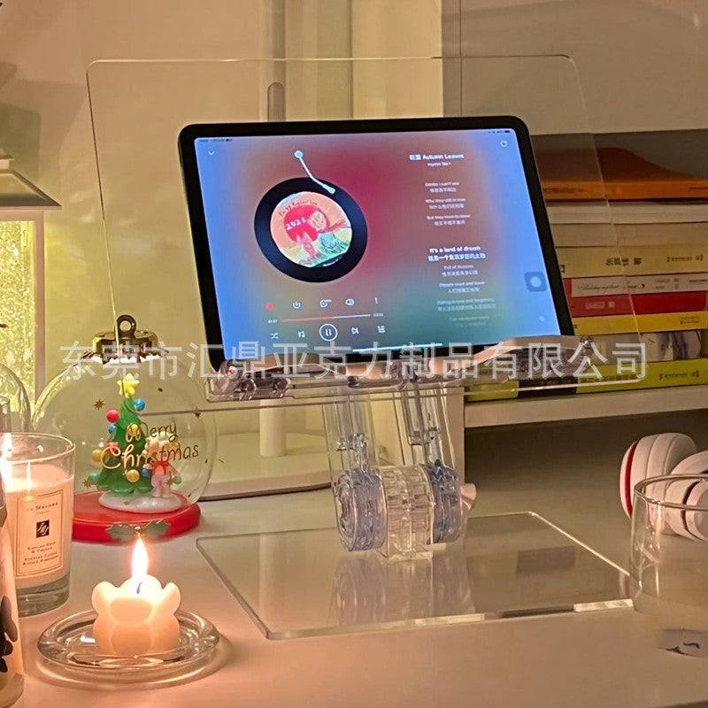Estante de lectura de escritorio para estudiantes, tableta y computadora