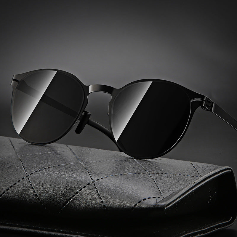 Metal Stainless Steel Nylon Round Glasses