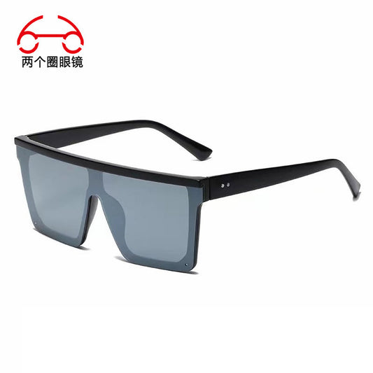 Two Circles Cycling Glasses One-piece Coated Men's Goggles Women's Windproof Marathon Running Sports Goggles