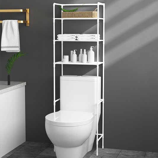 Double-layer Toilet Top Storage Rack Toilet Toilet Bathroom Storage Rack Punch-free Multifunctional Rack
