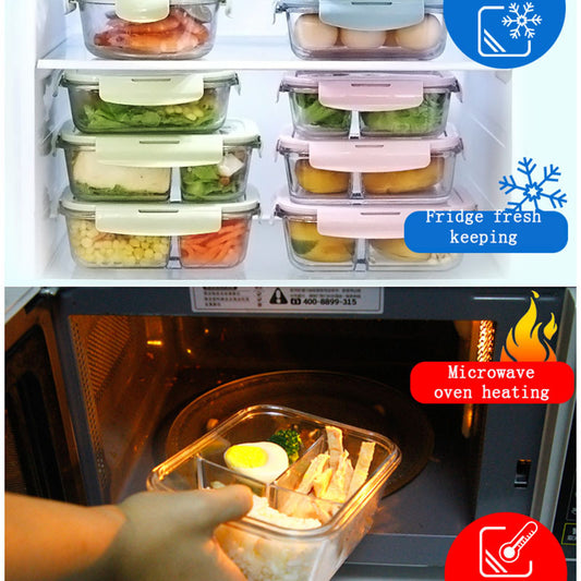 Microwaveable Glass Lunch Box For Office Workers