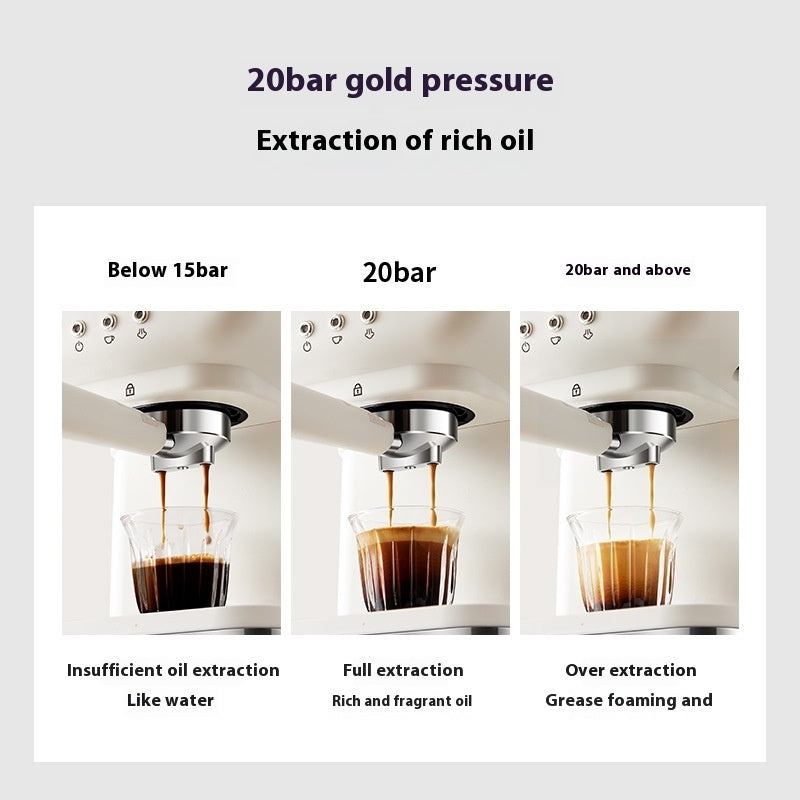 High-pressure coffee machine