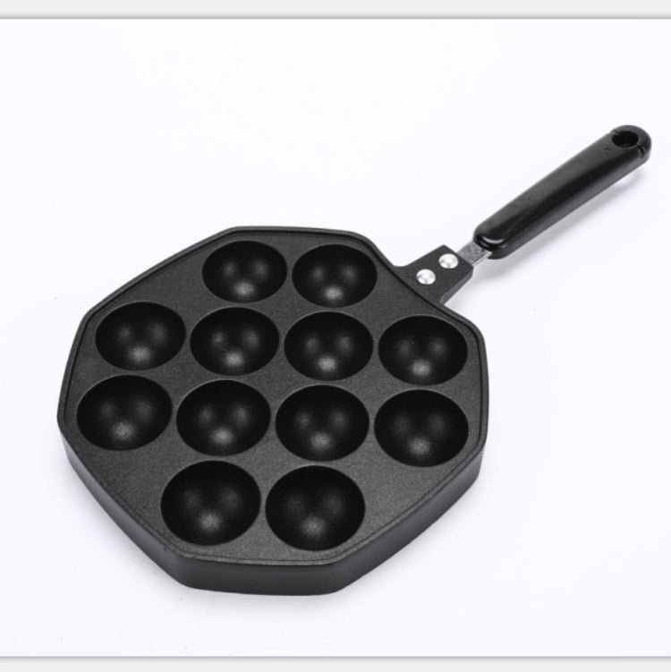 Fish Balls Quail Eggs Grill Pan Takoyaki