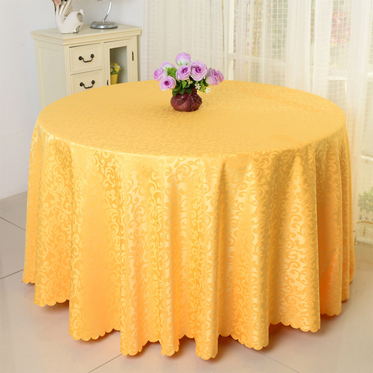 Hotel Restaurant Meal Cloth Custom Round Table Tablecloth