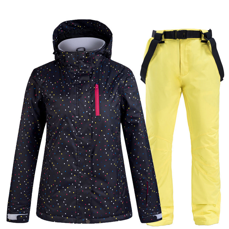 Outdoor Ski Suit Set Thickened Warm Travel Equipment