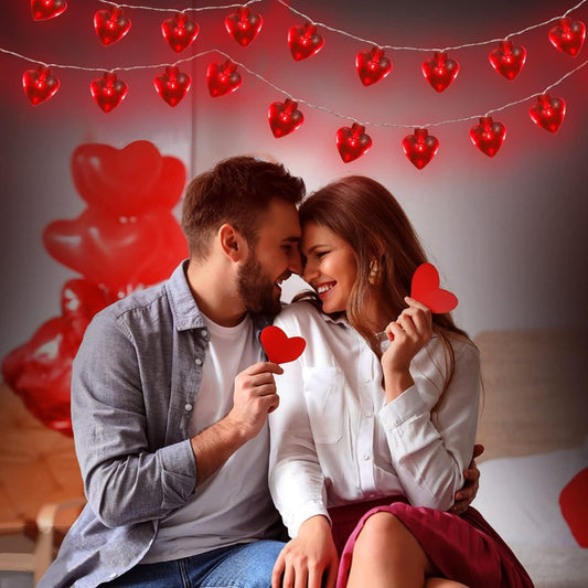 Lámpara decorativa LED con cadena Love Lamp para San Valentín