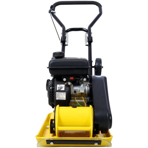 2.5HP Plate Compactor Gas 79.7cc 8200N Force Construction Concrete Tamper Machine Power Paver 19.3 X 12.6 Plate,EPA Compliant