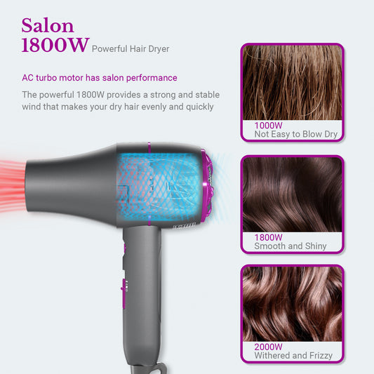 A Constant Temperature Household Hair Dryer Is Compact