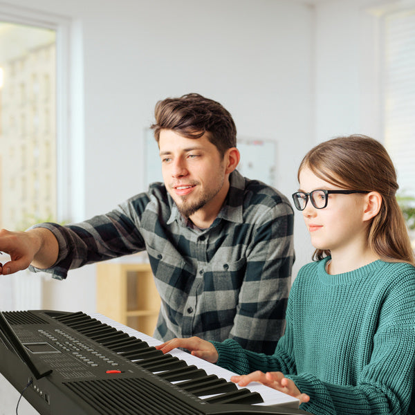 61 Key Half Hammer Keyboard, Portable And Foldable, Black Electronic Keyboard, Prohibited From Selling AM