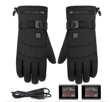 Guantes calefactables eléctricos de invierno