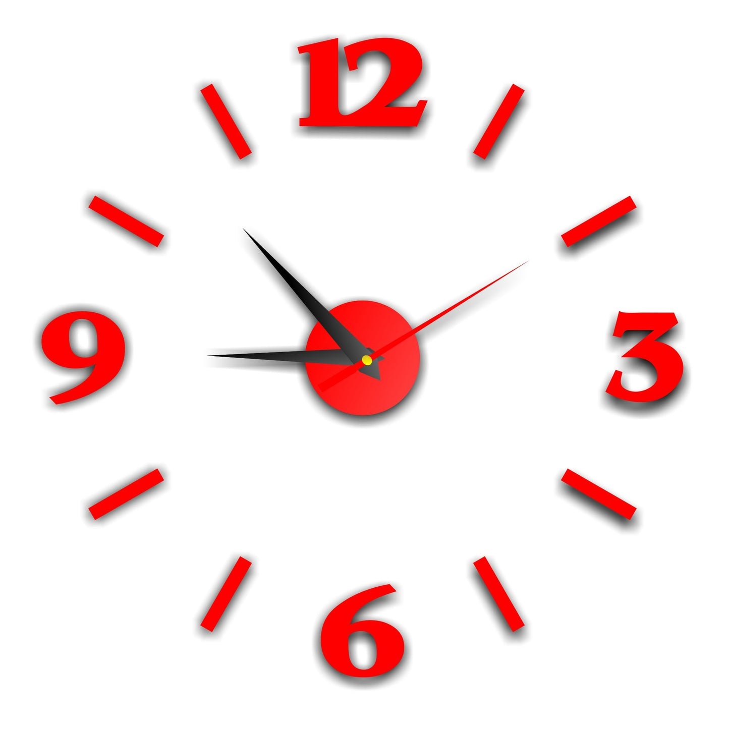 Wall Clock Living Room Personality Clock Large Wall Clock Mute Modern Minimalist Art Digital Clock