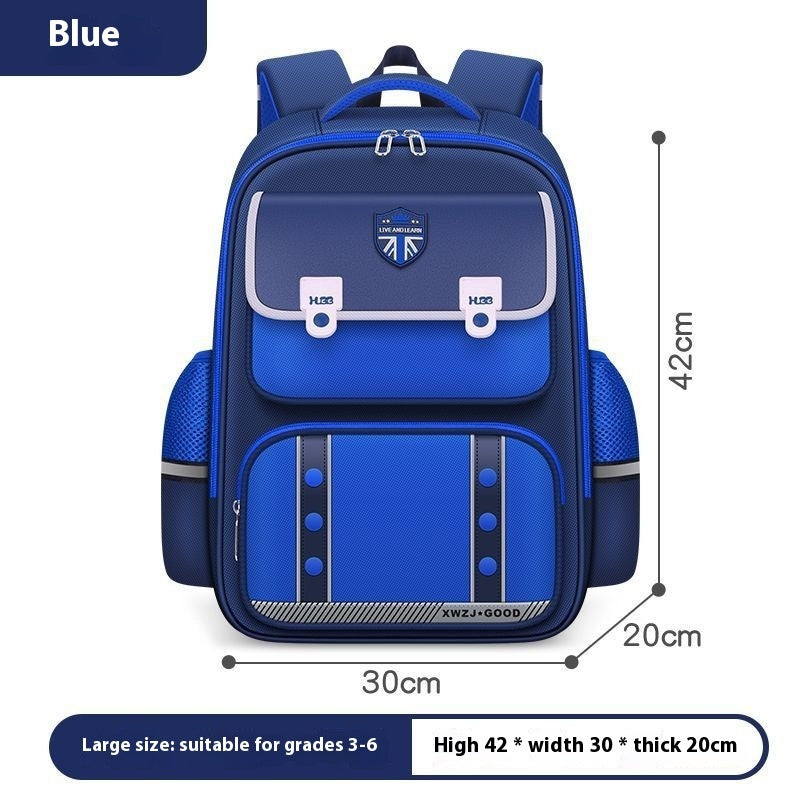 British Style Children's Schoolbag Primary School