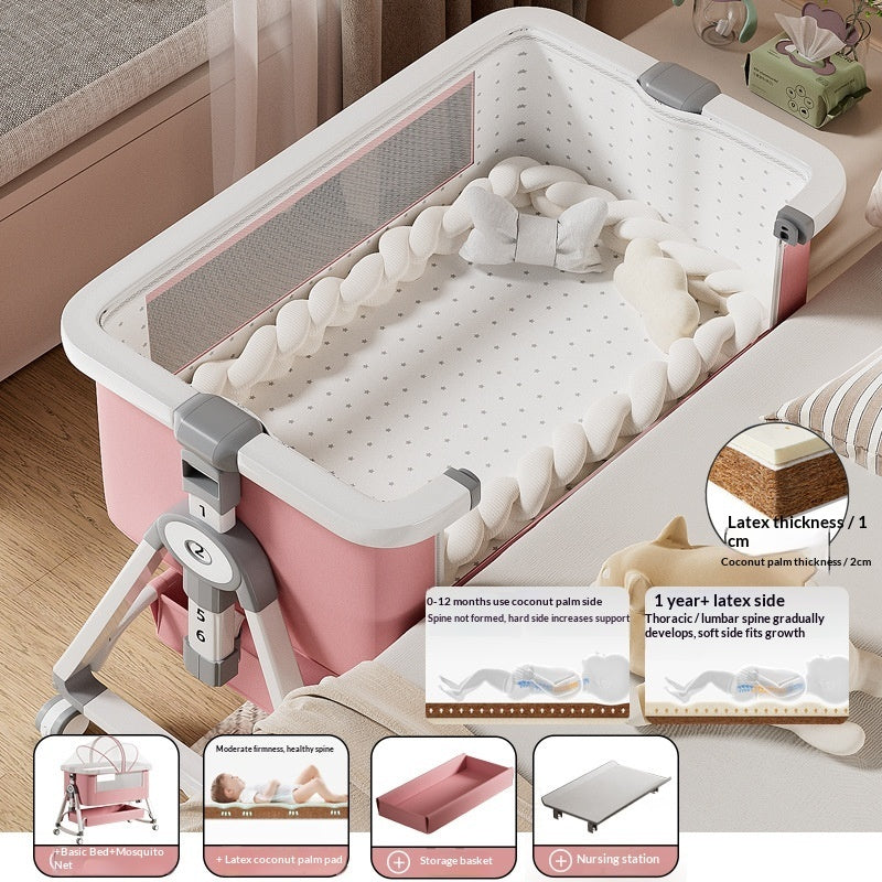 Multifunctional Portable And Mobile Baby Cradle Bed For Infants