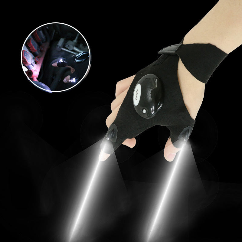 Flashlight glove