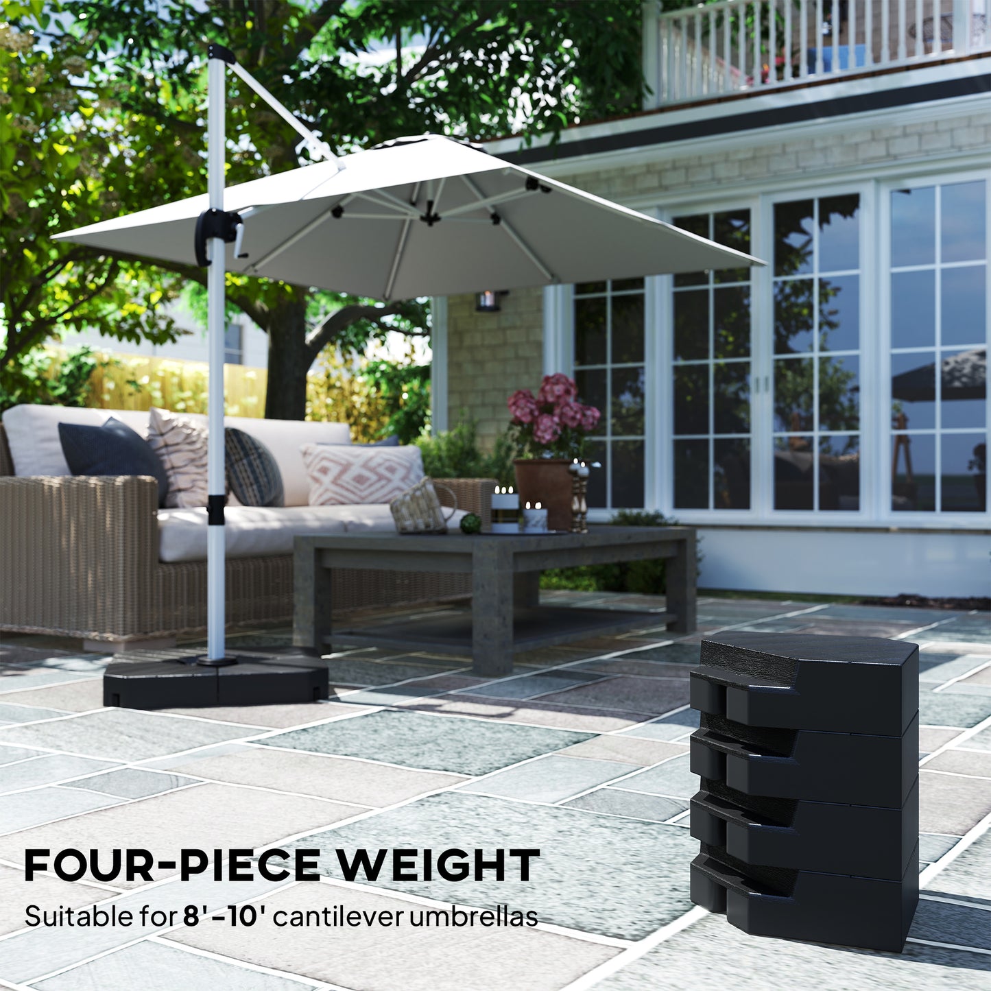 Offset Umbrella Base Outdoor Umbrella Weights