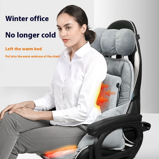 Office Long-sitting Artifact Waist Support Cushion Integrated Graphene Usb Electric Heating Seat