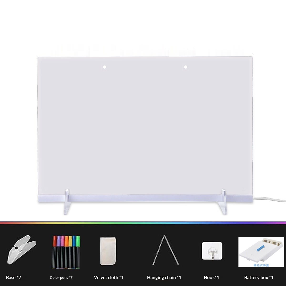 Display Board Stall LED Electronic Fluorescent Board