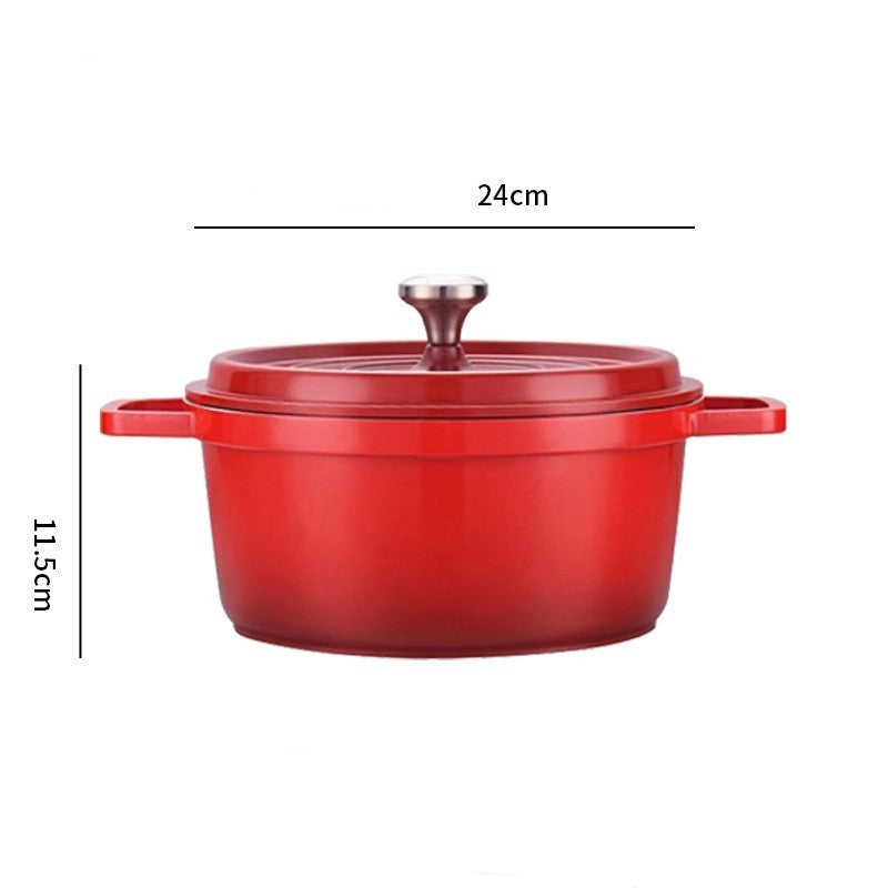 Household Ceramic Thickened Double Ear Stewpot