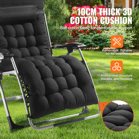 Zero Gravity Chair 33" Zero Gravity Recliner Lounge Chair Indoor & Outdoor