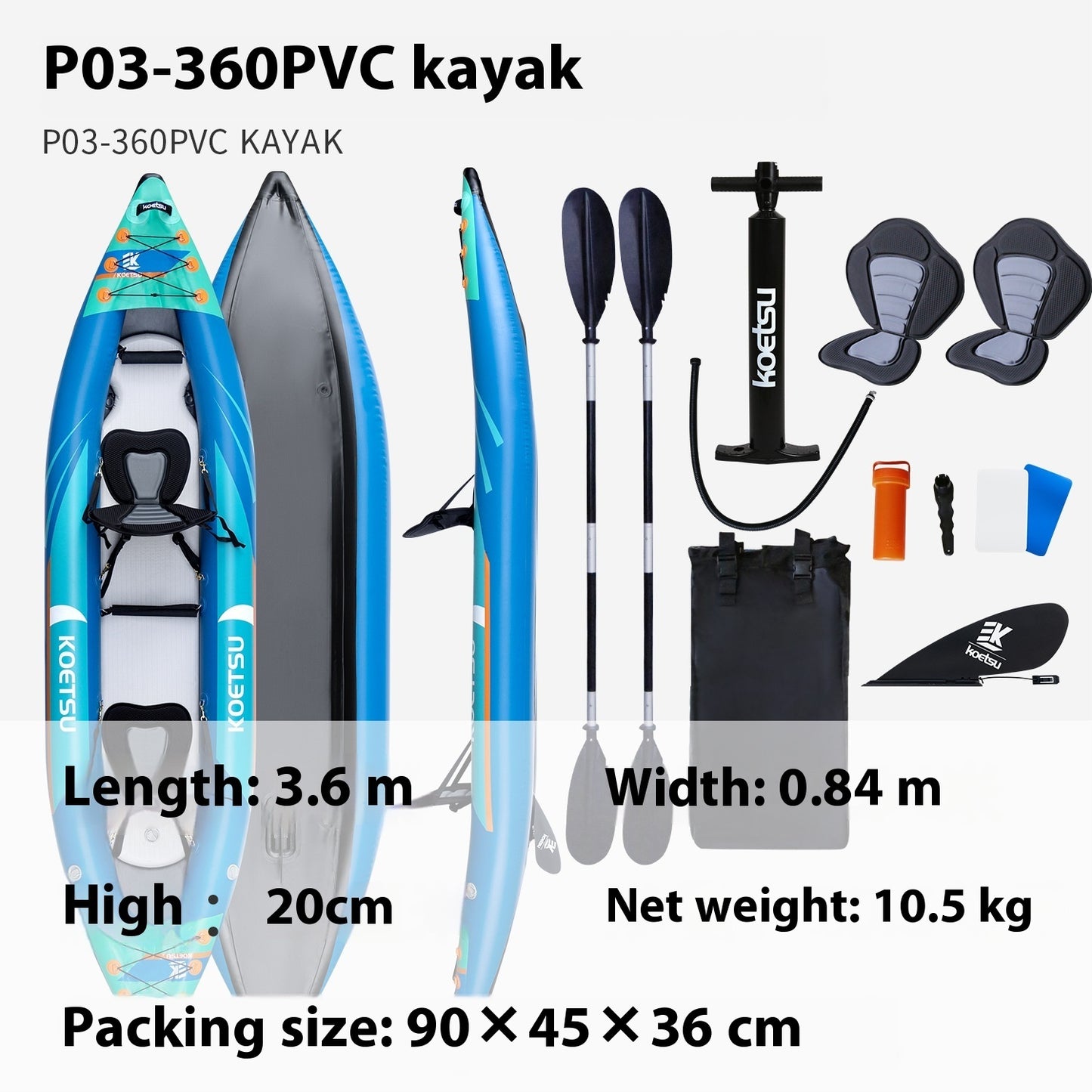 Single Double Canoe Rafting Rubber Raft