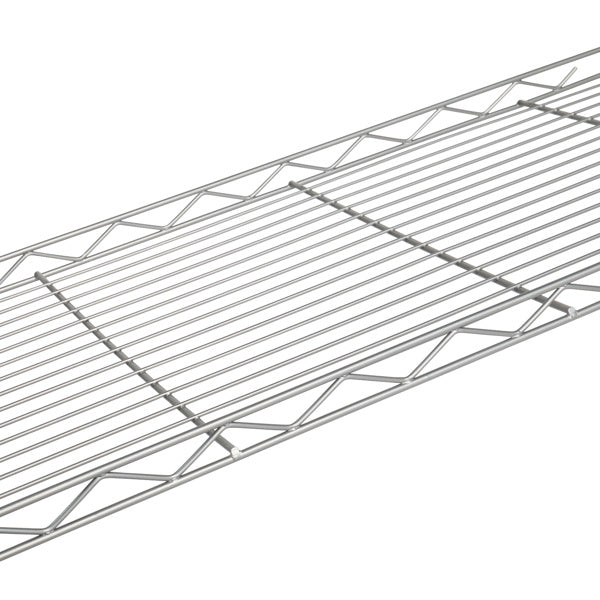 Carbon Steel Rectangular Metal 5-layer Storage Rack - Silver Gray