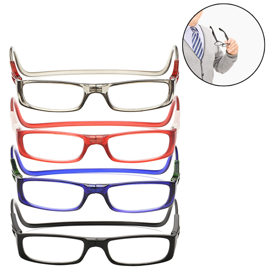Fashion Juggle Reading Glasses Magnet Folding Convenient Ultra-light Hyperopia Glasses