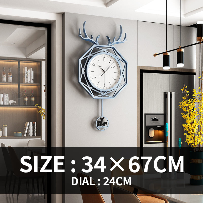 Modern Minimalist Clock Wall Hanging Net Celebrity Household Light Luxury Wall Watch