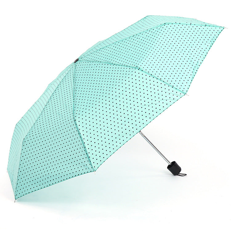 Three folding umbrella