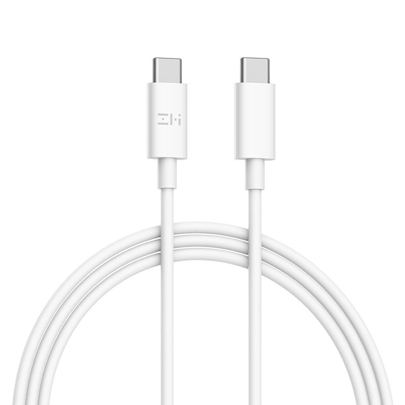 ZMI Fast Charging C-TO-C Data Cable 5A Dual Type-C Male To Male Switch Charging Cable Mi 11 Fast Charging PD