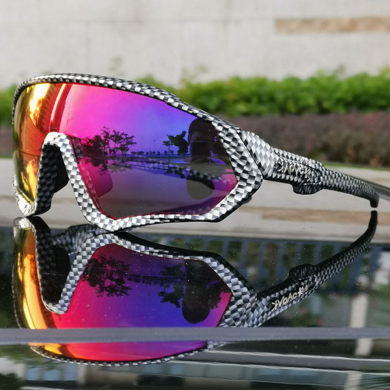 Kapvoe Cycling Glasses New Full Frame Outdoor Sports Polarized Goggles Road Motorcycle Mountain Bike