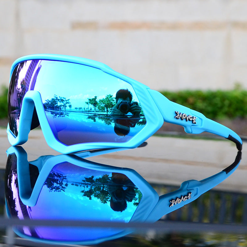 Kapvoe Cycling Glasses New Full Frame Outdoor Sports Polarized Goggles Road Motorcycle Mountain Bike