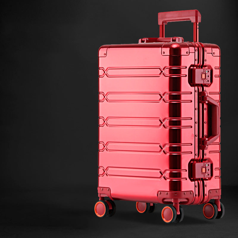 Aluminum Magnesium Alloy Trolley Case Universal Wheel