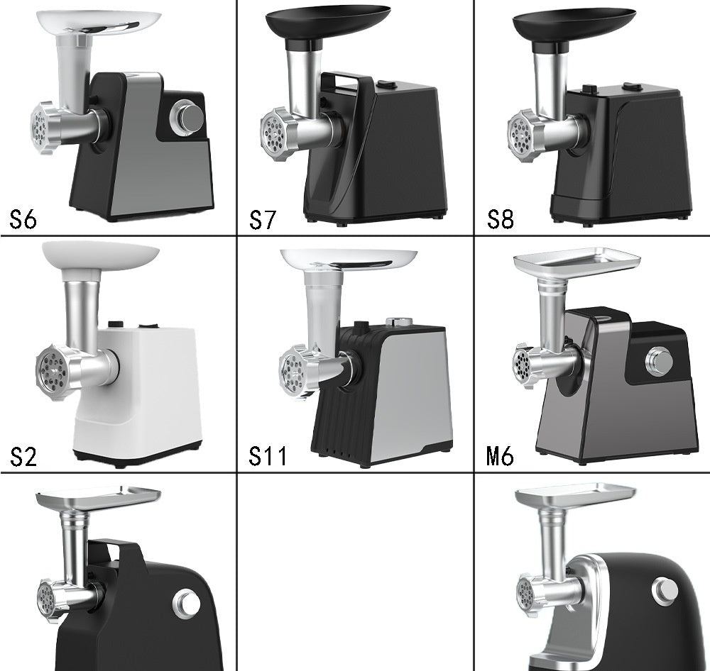 Small Household Multi-functional Stainless Steel Automatic Sausage Meat Grinder Meat Mincer Minced Pepper Garlic Paste