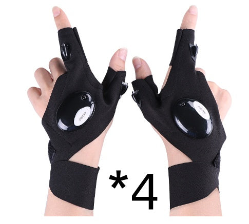 Flashlight glove