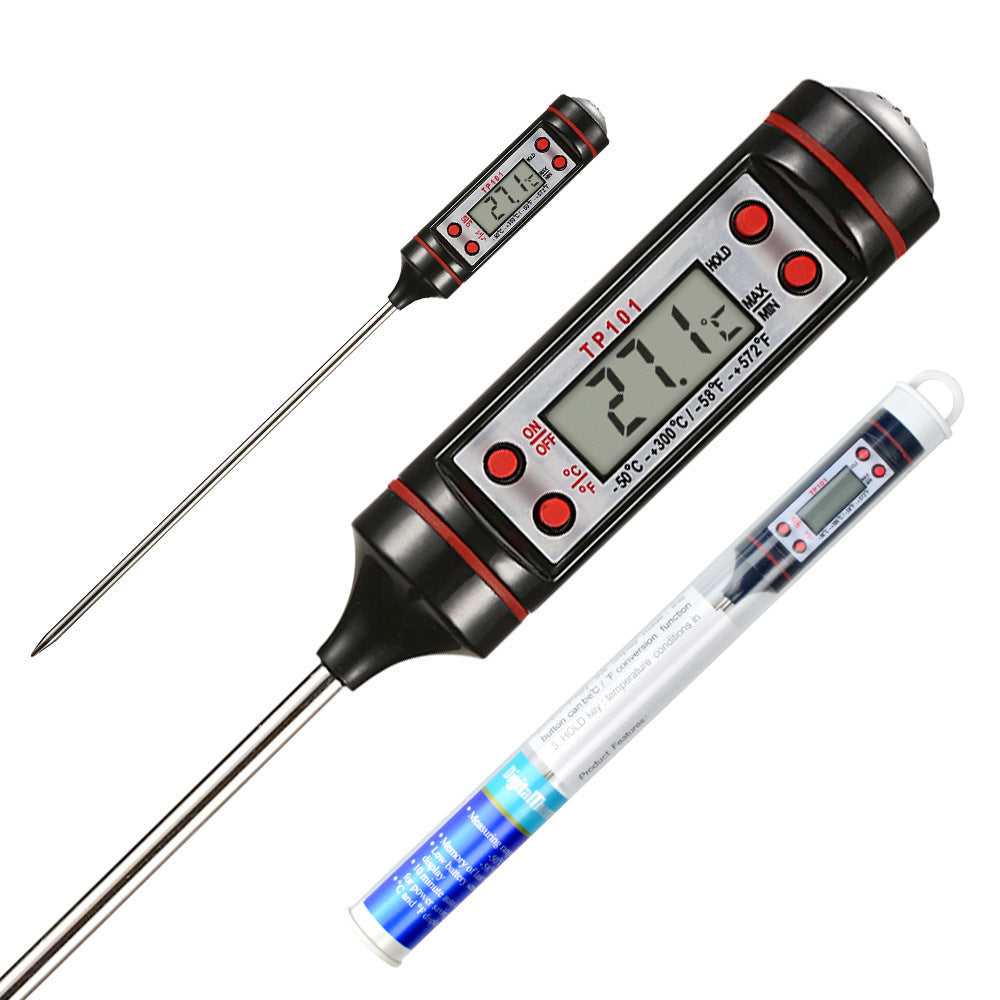 TP101 Food Food Baking Digital Kitchen Meat Thermometer Liquid Barbecue Milk Bottle Electronic Probe Thermometer Pen