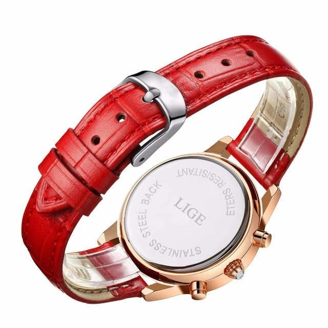 Rhinestone Multifunctional Waterproof Women's Watch