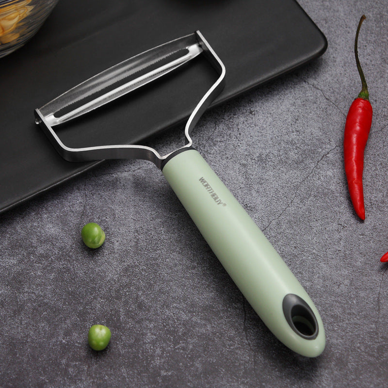 Kitchen Melon And Fruit Peeling Planer Scraper Multi-functional Stainless Steel Peeler Household Potato Apple Peeler