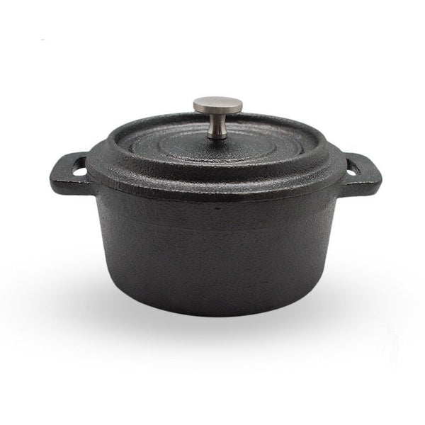Cast Iron Uncoated Mini Milk Pot Baby Food Pot