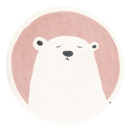 Children's Room Carpet With Thickened Anti-Fall Floor Mats Beside The Bed