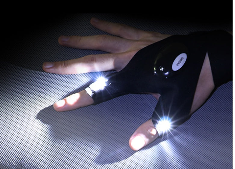 Flashlight glove