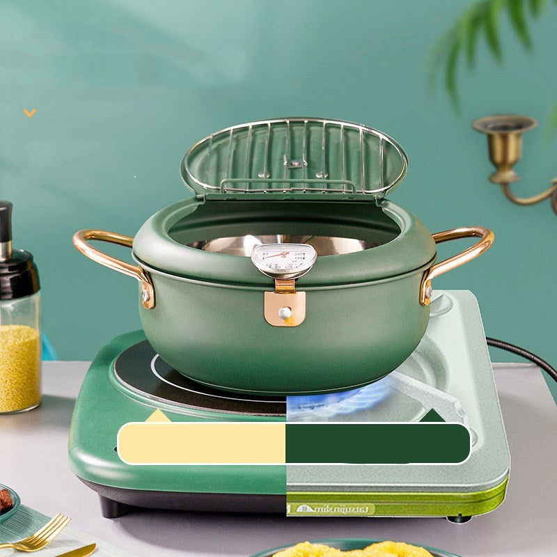 Japanese Style Stainless Steel Oil Non-stick Fryer