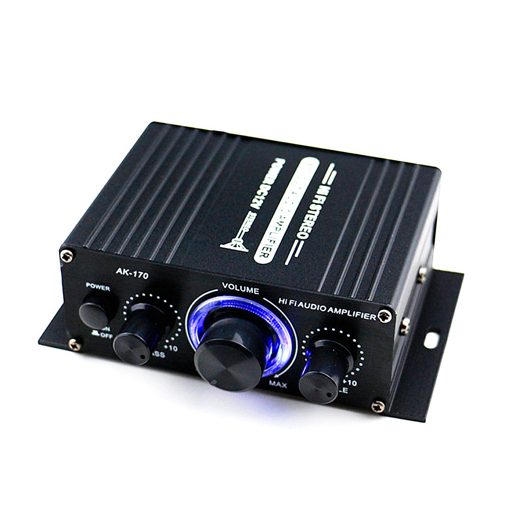 Black Computer Desktop Digital Power Amplifier