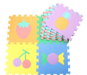 Baby Crawling Children's Anti-fall Foam Number Letter Fruit Jigsaw Mat