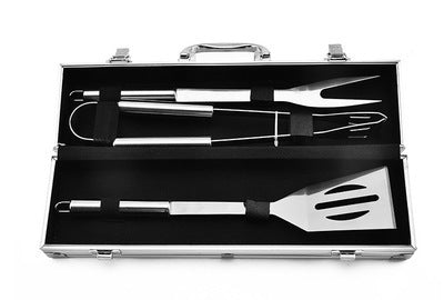 Aluminum Box Stainless Steel Grill Set BBQ Barbecue Ttools