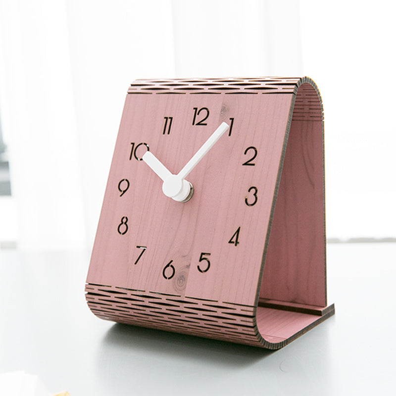 Simple Desktop Desk Clock Desktop Ornaments Desk Clock Bedroom Silent Pendulum Clock Home Wall Clock