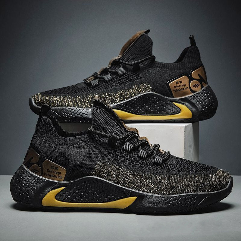 Summer Breathable Men'S Casual Shoes Sports Flying Shoes