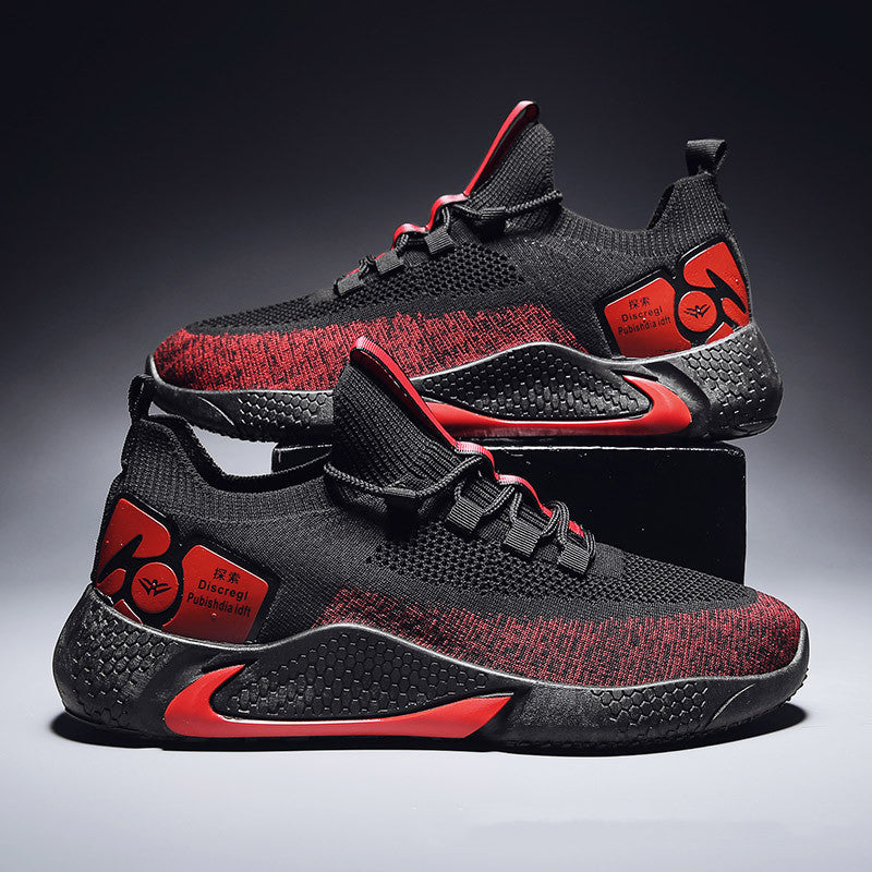 Summer Breathable Men'S Casual Shoes Sports Flying Shoes