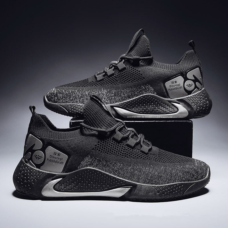 Summer Breathable Men'S Casual Shoes Sports Flying Shoes